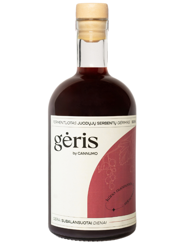 GĖRIS - fermentuotas juodųjų serbentų gėrimas