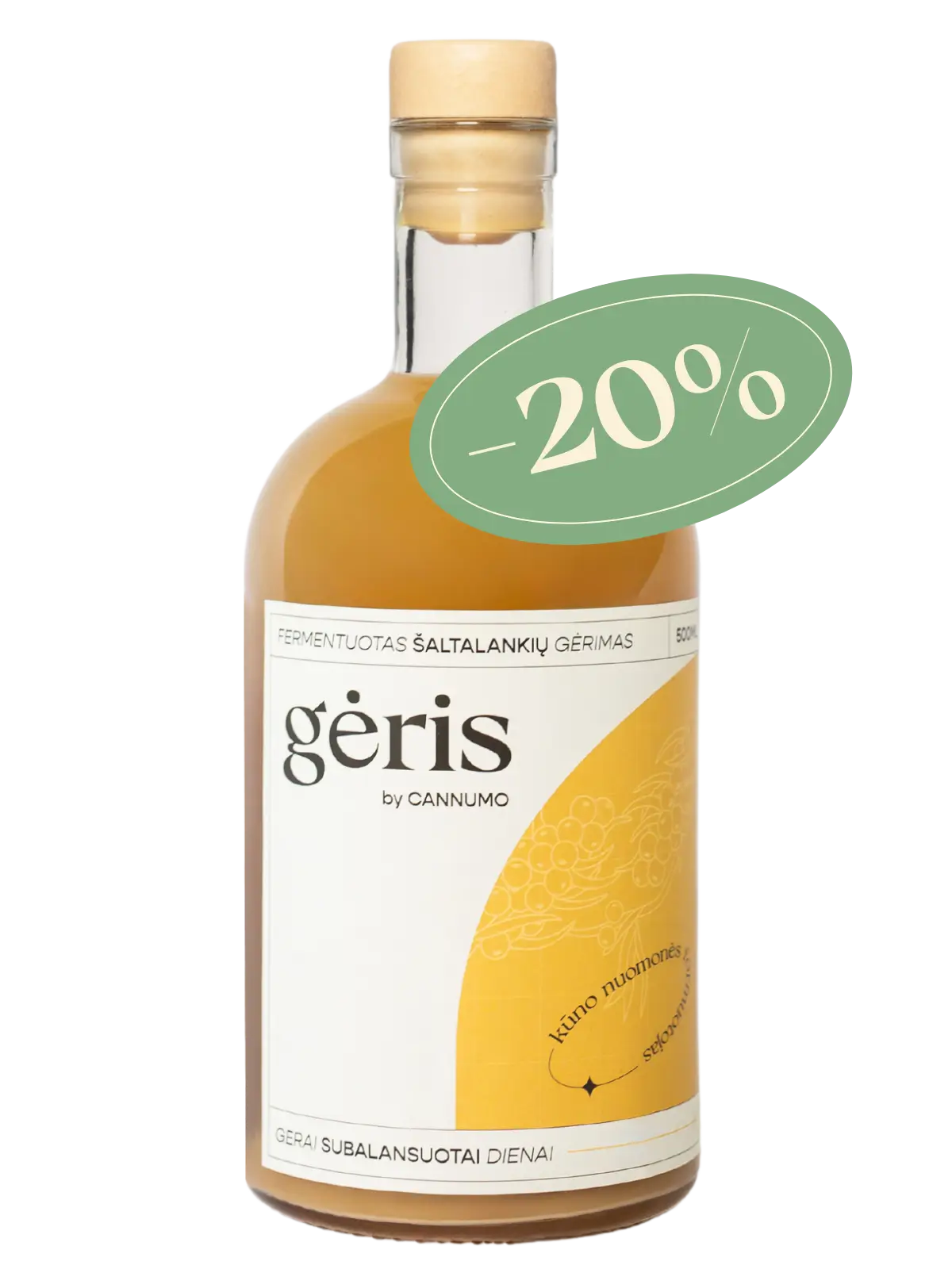 GĖRIS - fermentuotas šaltalankių gėrimas