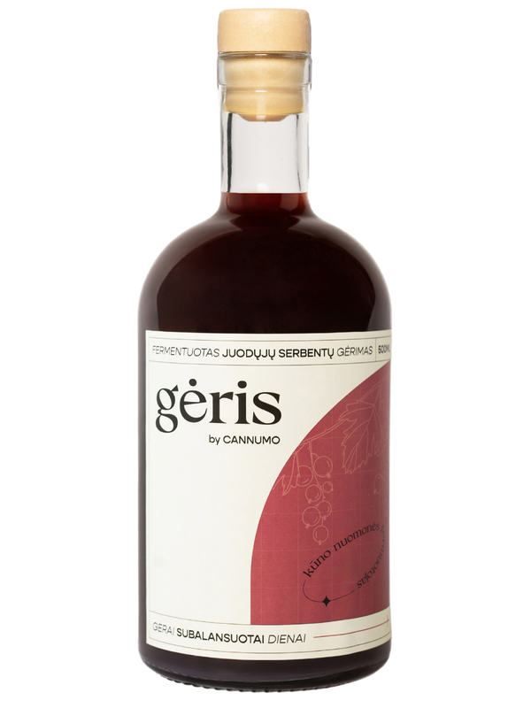 GĖRIS - fermentuotas juodųjų serbentų gėrimas