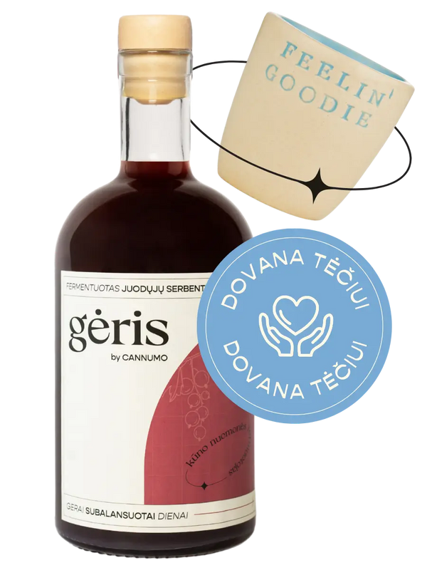 DOVANA TĖČIUI – Gėris + taurelė