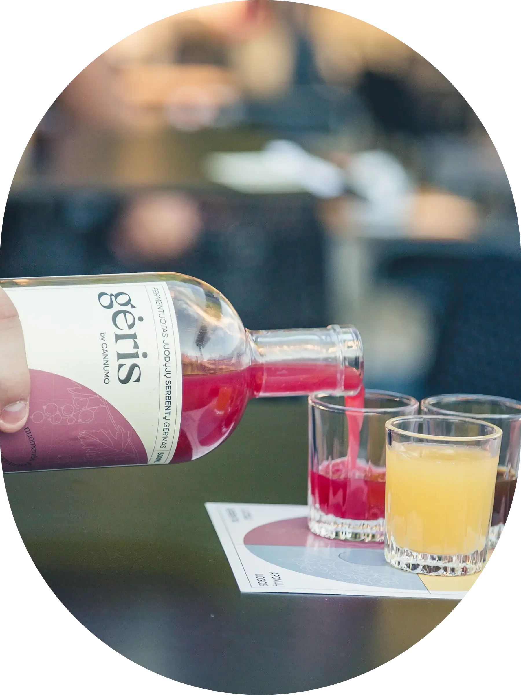 DOVANA SAU – Gėris + taurelė