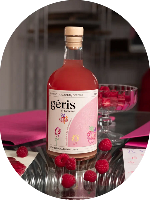 GĖRIS - fermentuotas aviečių gėrimas*