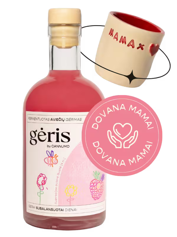 DOVANA MAMAI – Aviečių Gėris + taurelė