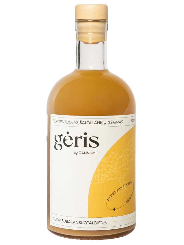 GĖRIS - fermentuotas šaltalankių gėrimas