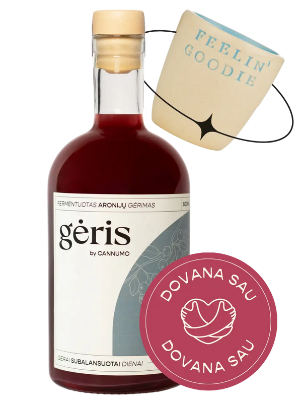 DOVANA SAU – Gėris + taurelė